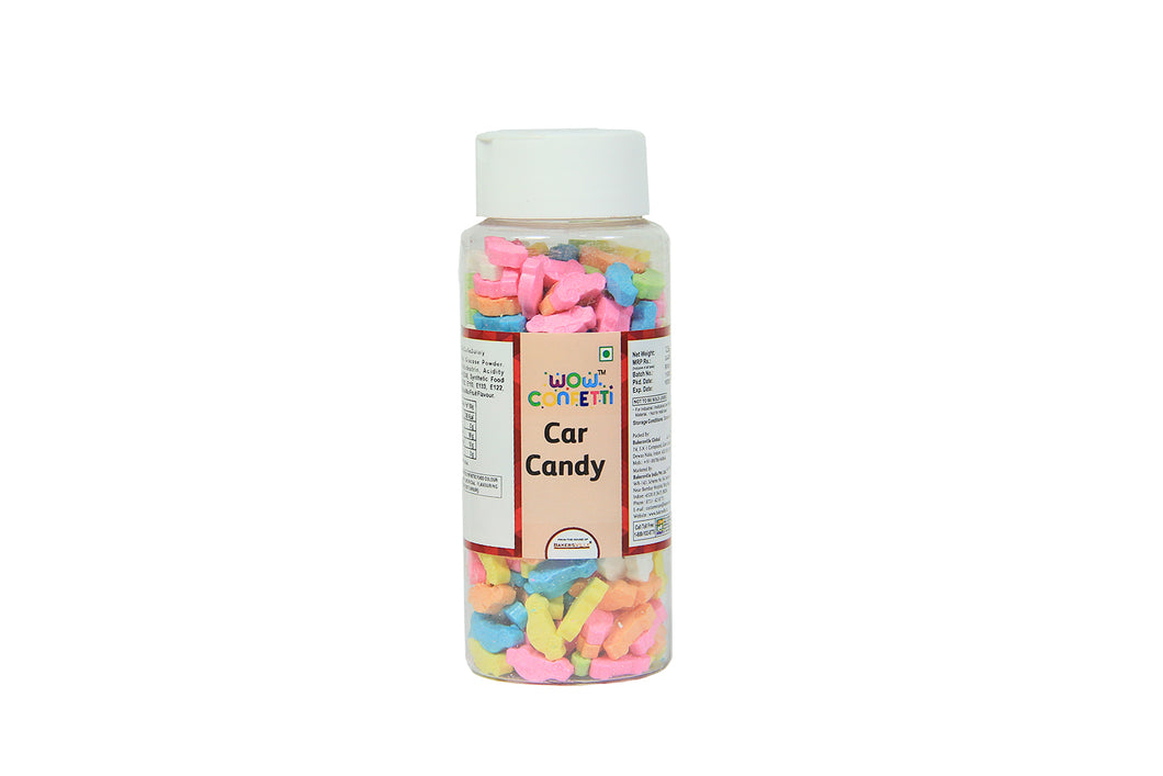 Wow Confetti Car Candy, 125 Gm