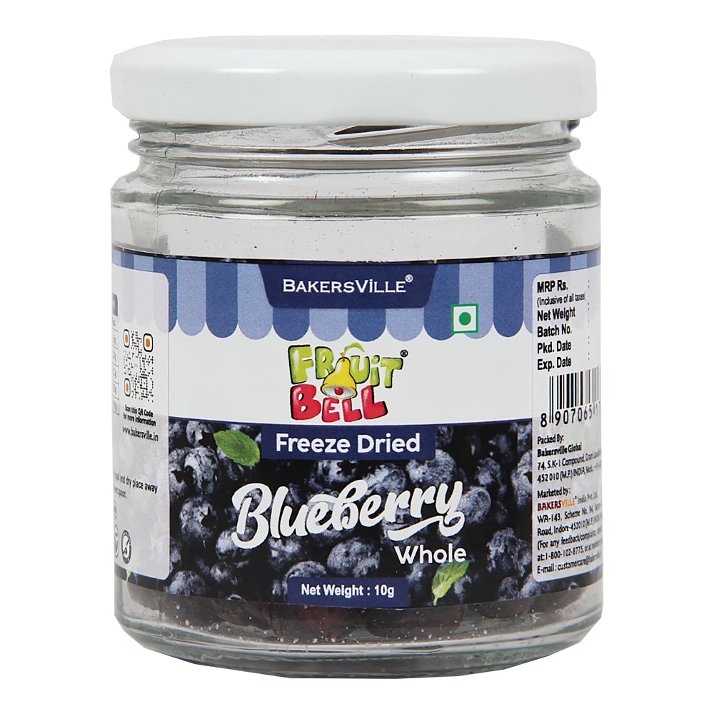 Fruitbell Freeze Dried Whole Blueberry, 10g