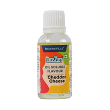 Load image into Gallery viewer, Lezzet Premium Concentrated Oil Soluble Flavour Essence (Cheddar Cheese) for Chocolate, Cake, Candy, Cookies, IceCream, Dessert | Sugar-Free | 30ml
