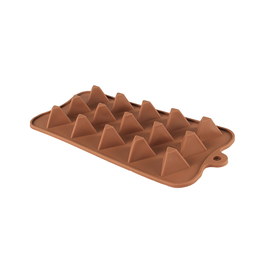 Finedecor Silicone Diamond Shape Chocolate Mould - FD 3149, (15 Cavities)
