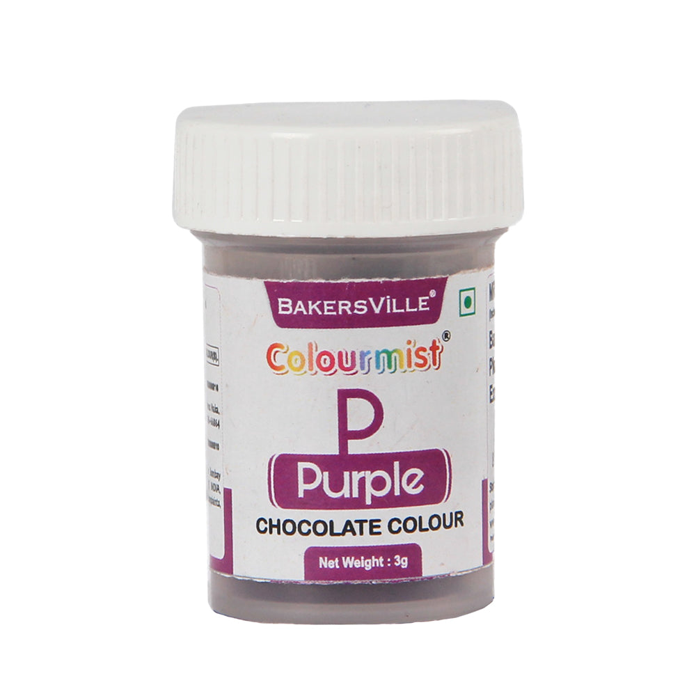 Colourmist Edible Chocolate Powder Colour, (Purple), 3g