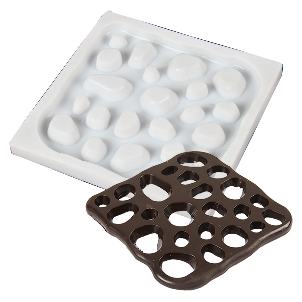 FineDecor Silicone Mould 3D Designed Chocolate Bar Mould | Candy Mould | Jelly Mould | Baking Silicon Bakeware Garnishing Mold FD 3528