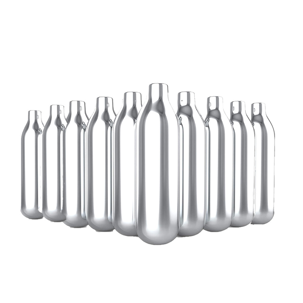 FineDecor Whipped Cream Chargers Stainless Steel N2O for Whipped Cream - Pack of 10, (FD 3428)