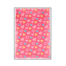 Load image into Gallery viewer, FooDecor Proffessionals Printed Edible Wafer Paper Sheets, Edible Cake Decoration Sheet, Love Theme Dye Frosting Sheet, Cake Wrap, A4 Size - BV 3042
