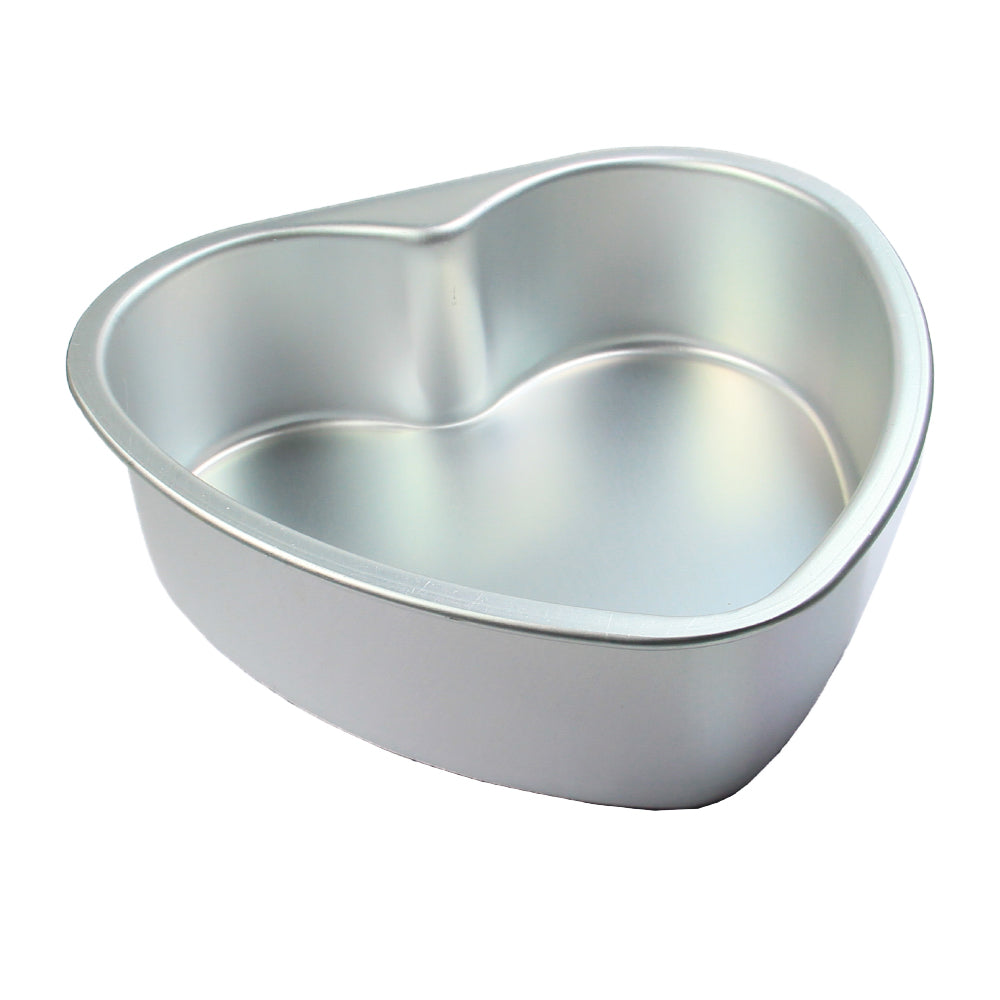 FineDecor Premium Aluminium Cake Pan/Mould, Heart Shape (6 inch diameter * 2 inch height), FD 3022