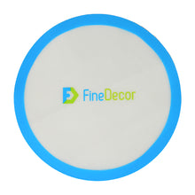 Load image into Gallery viewer, FineDecor Non-Stick Round Silicone Baking Mat Fiber Glass (11.8inch) 30cm Round Sheet Glass Rolling Dough Mat for Cake Cookie Macaron, White  FD 3394
