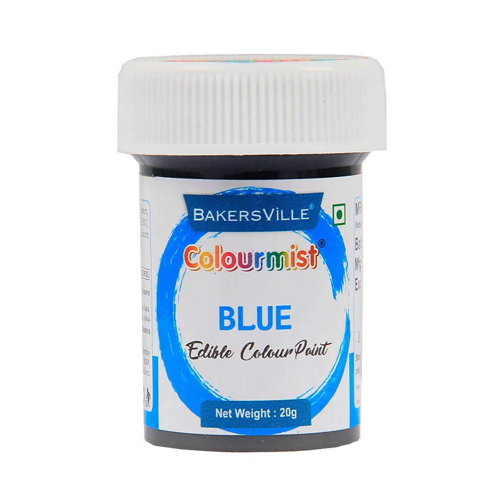 Colourmist Edible Colour Paint ( Blue ), 20g | Food Paint Colour For Cake / Icing / Fondant / Craft | 20g