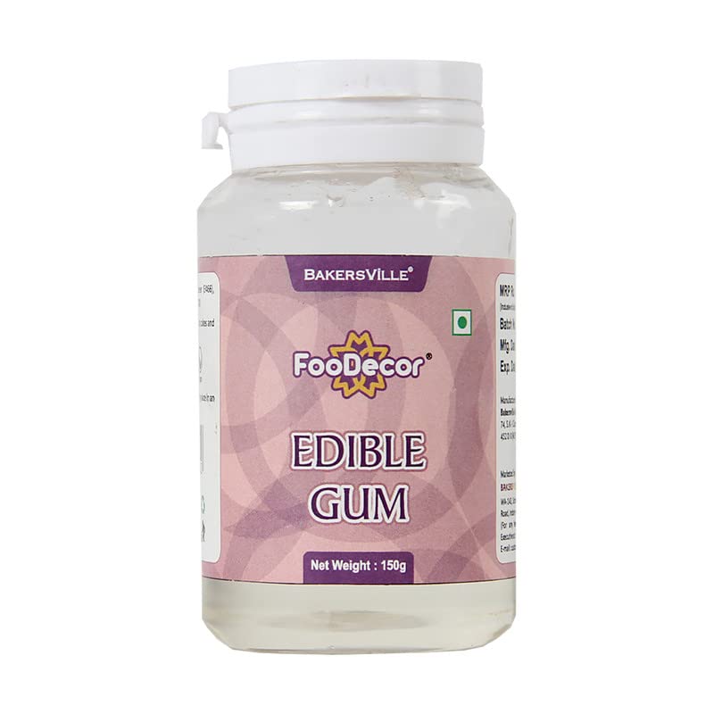 FooDecor Edible Gum / Edible Glue / Edible Adhesive For Food Fondant Baking Cake Glue, 150g