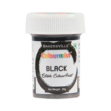 Load image into Gallery viewer, Colourmist Edible Colour Paint ( Black ), 20g | Food Paint Colour For Cake / Icing / Fondant / Craft | 20g
