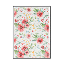 Load image into Gallery viewer, FooDecor Proffessionals Printed Edible Wafer Paper Sheet, Cake Decoration Sheet, Floral Design Theme Dye Frosting Sheet, Cake Wrap, A4 Size - BV 3035
