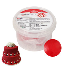Load image into Gallery viewer, Casablanca Red Sugar Paste / Fondant  for Cake Decorating, 200g
