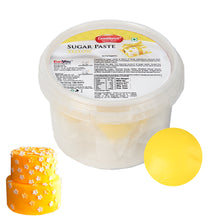 Load image into Gallery viewer, Casablanca Yellow Sugar Paste / Fondant  for Cake Decorating, 200g
