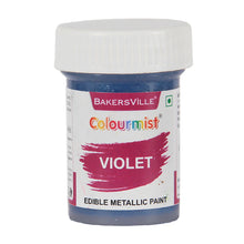 Load image into Gallery viewer, Colourmist Edible Metallic Paint (Violet), For Cake / Icing / Fondant / Craft, 20g
