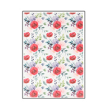 Load image into Gallery viewer, FooDecor Proffessionals Printed Edible Wafer Paper Sheets, Cake Decoration Sheet, Floral Theme Dye Frosting Sheet, Cake  Wrap, A4 Size - BV 3037

