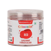 Load image into Gallery viewer, Colourmist Super Whip Edible Powder Colour, (Red), 30g | Powder Colour For Cream / Icing / Fondant / Frosting / Dessert / Baking |
