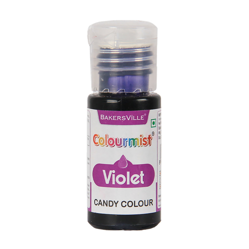 Colourmist Oil Candy Color for Chocolate & Oil Based Products, (Violet), 20g
