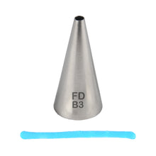 Load image into Gallery viewer, FineDecor Large Piping Tip, Stainless Steel Icing Piping Nozzle Tip, Cake Decorating Tools Cream Puff Decor Pastry Icing Tool for Baker, 1psc (B3)

