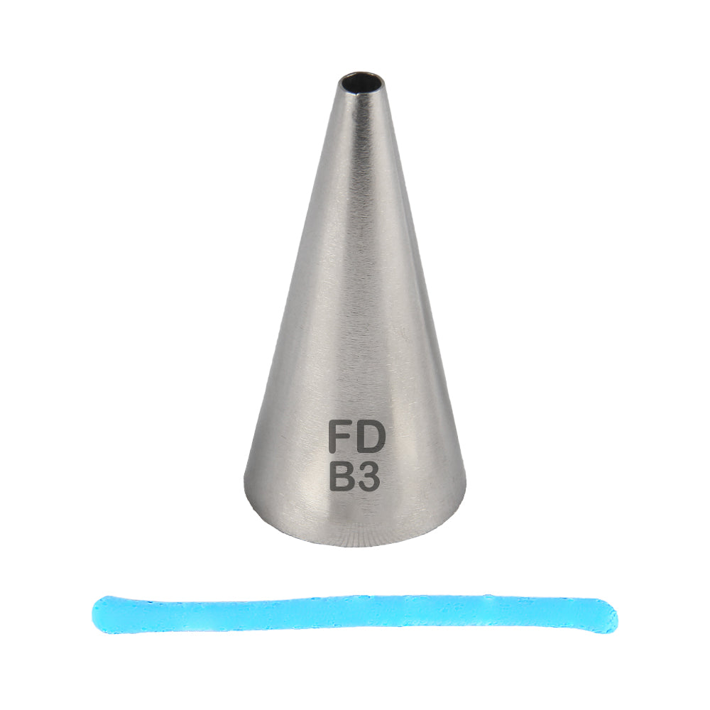 FineDecor Large Piping Tip, Stainless Steel Icing Piping Nozzle Tip, Cake Decorating Tools Cream Puff Decor Pastry Icing Tool for Baker, 1psc (B3)