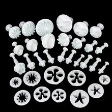 Load image into Gallery viewer, FineDecor Assorted 3D Plunger Cutter (33 Pcs) Pack of 33 Mixed Shapes Plunger Cutter - FD 3439
