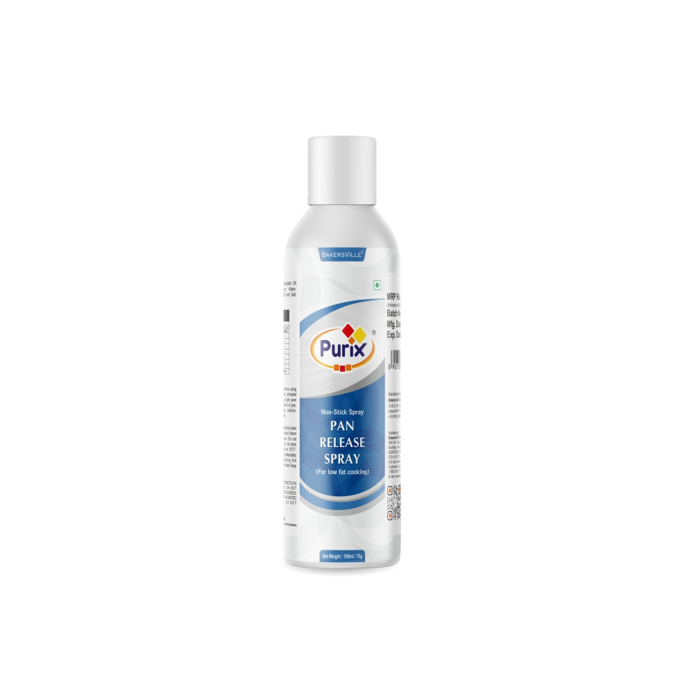 Purix Pan Release Spray | Pan Coating Spray | Non-Stick Baking / Cooking Spray | 100ml