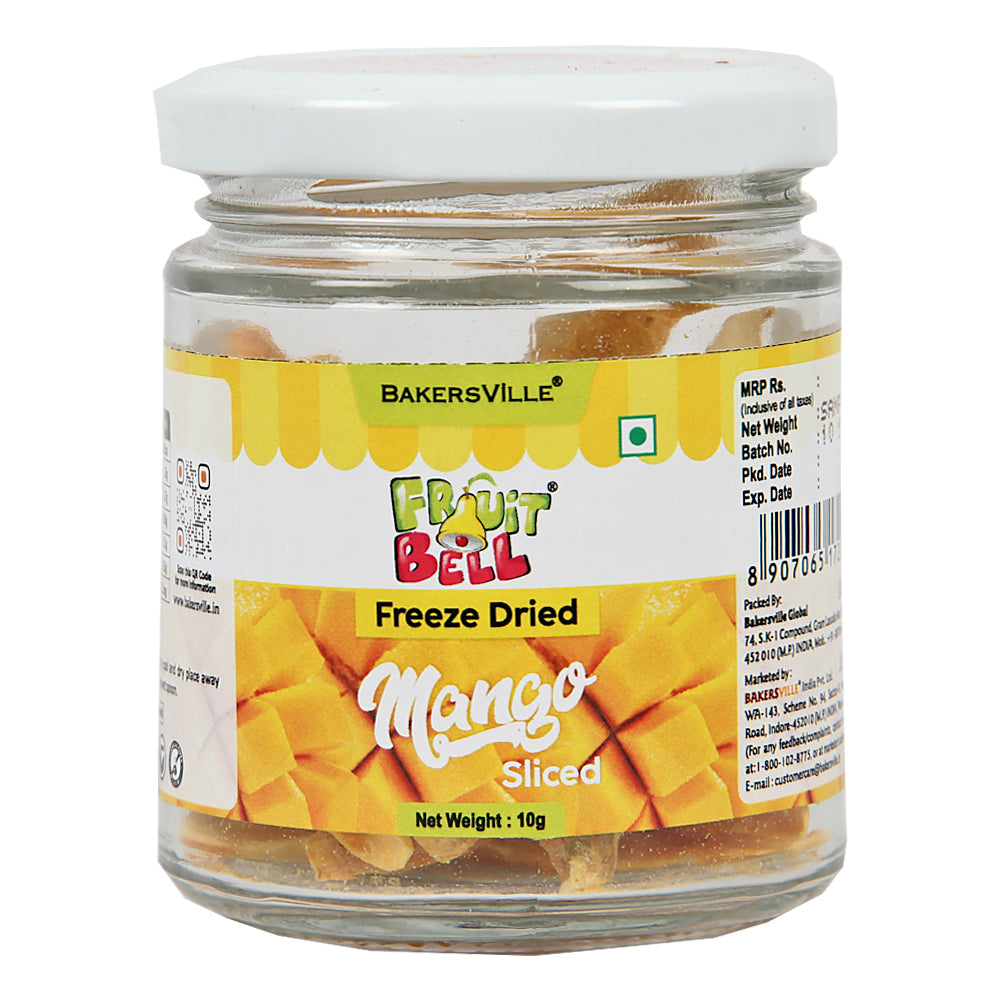 Fruitbell Freeze Dried Sliced Mango, 10g