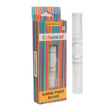 Load image into Gallery viewer, Colourmist Edible Paint Brush With Vibrant Colour Paint ( White ) | Food Colour Paint Brush For Dessert | 1pc
