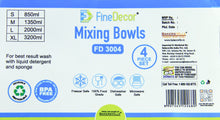 Load image into Gallery viewer, FINEDECOR MIXING BOWLS, SET OF 4 - FD 3004
