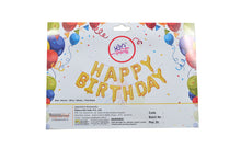 Load image into Gallery viewer, Let&#39;s Party Happy Birthday Balloon Gold (16 Inch), 13 Pcs Reusable
