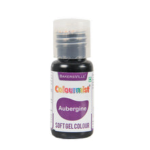 Load image into Gallery viewer, Colourmist Soft Gel Paste Food Color, ( Aubergine ), 20g | Edible Gel Colour For Fondant / Dessert / Baking |

