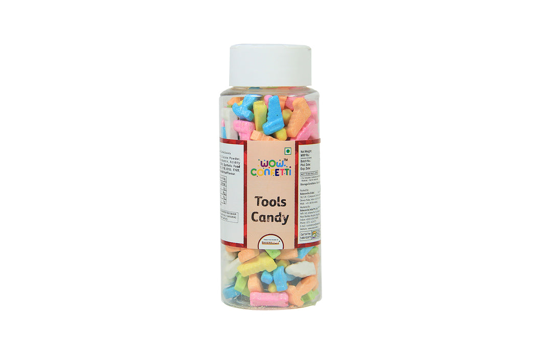 Wow Confetti Tools Candy, 125 Gm