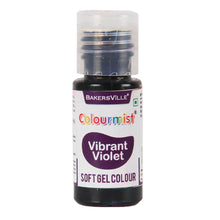 Load image into Gallery viewer, Colourmist Soft Gel Paste Food Color, (Vibrant Violet), 20g | Edible Gel Colour For Fondant / Dessert / Baking |
