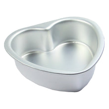 Load image into Gallery viewer, FineDecor Premium Aluminium Cake Pan/Mould, Heart Shape (5 inch diameter * 1.5 inch height), FD 3021
