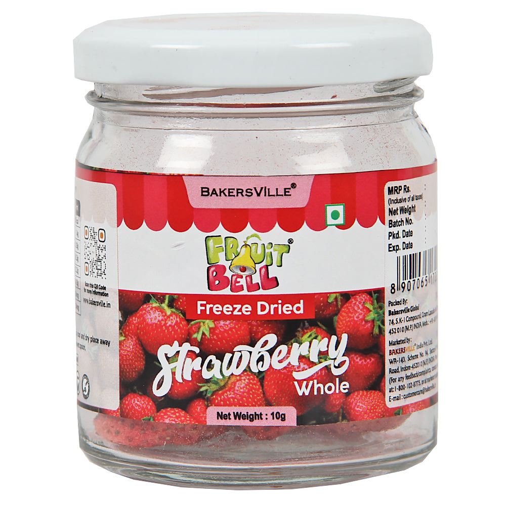 Fruitbell Freeze Dried Whole Strawberry, 10g