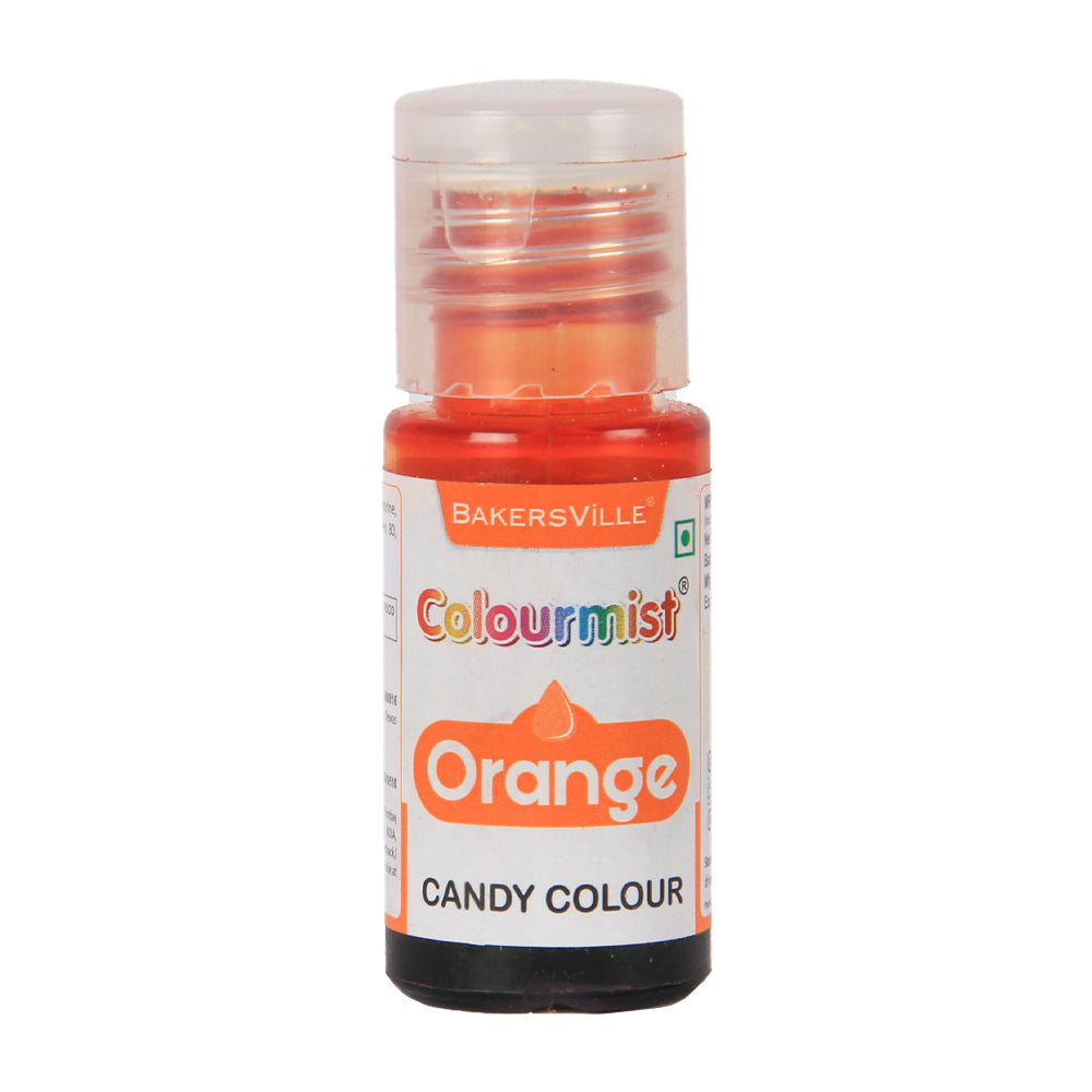Colourmist Oil Candy Color for Chocolate & Oil Based Products, (Orange), 20g