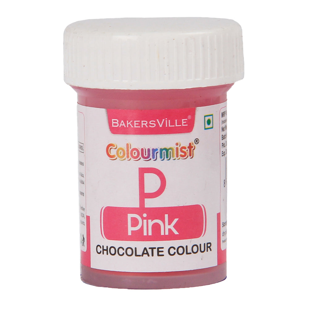 Colourmist Edible Chocolate Powder Colour, (Pink), 3g