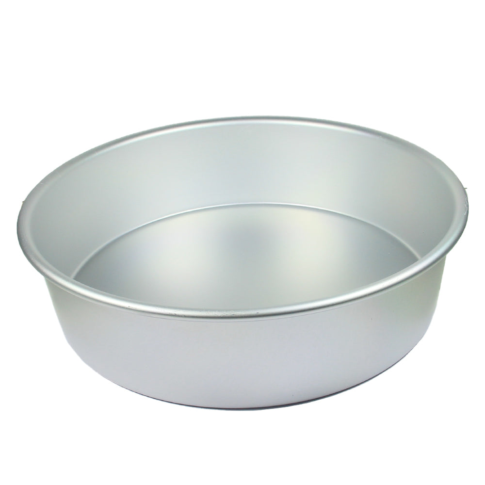 FineDecor Premium Aluminium Cake Pan/Mould, Round Shape (7 inch diameter * 3 inch height), FD 3017