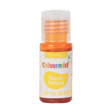 Load image into Gallery viewer, Colourmist Soft Gel Paste Food Color, (Neon Yellow), 20g | Edible Gel Colour For Fondant / Dessert / Baking |
