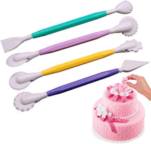 Load image into Gallery viewer, FineDecor 4Pcs Sugar Craft Modeling, Fondant Sculpting, Cake Decorating, DIY Kit for Clay Ceramic Pottery Shaping - (4 Pcs X 1 Set) - FD 3412
