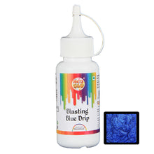 Load image into Gallery viewer, MetaGlo Cake Decorating Drip &quot;Blasting Blue&quot; Edible Sparkling Drip ( Blue ), 100 gm
