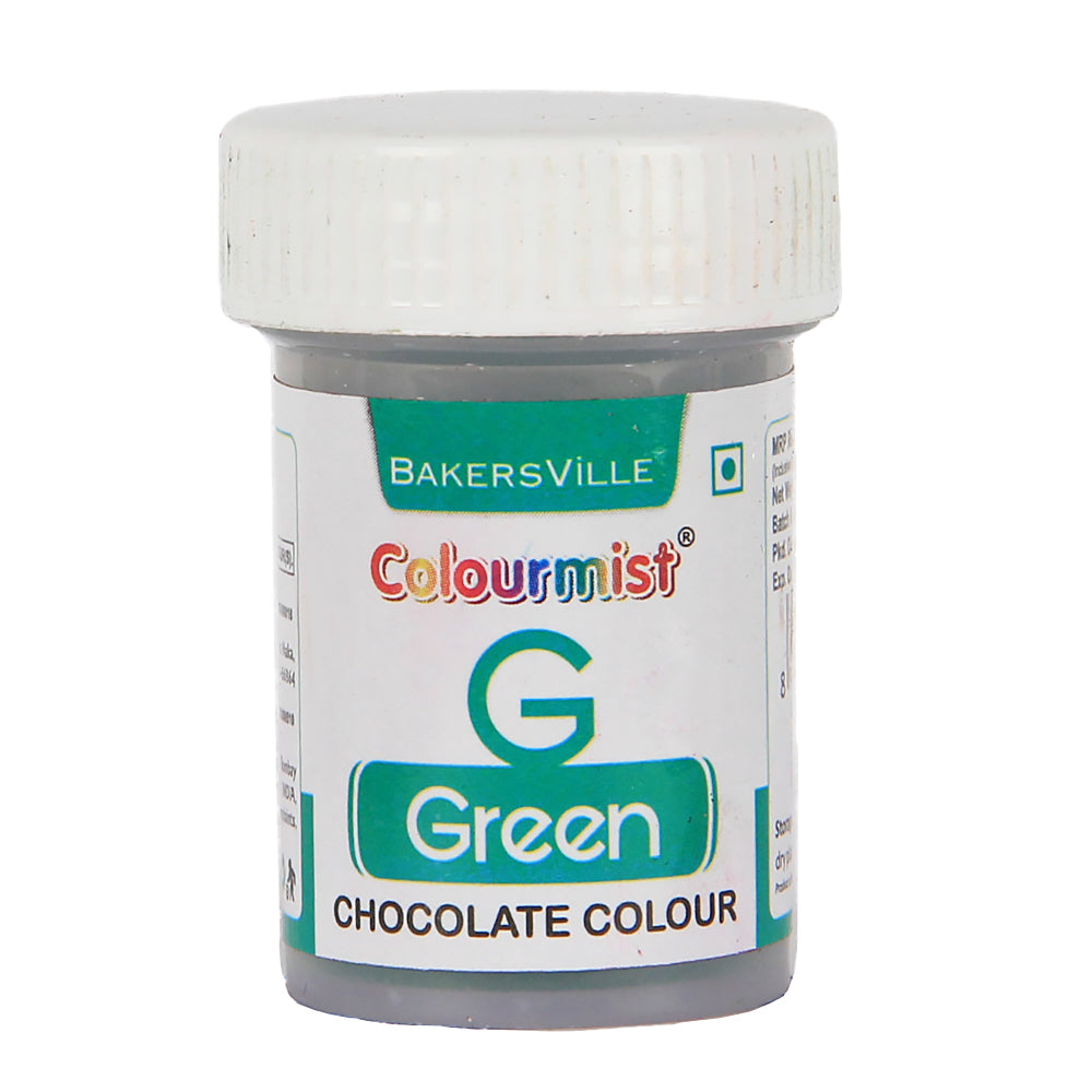 Colourmist Edible Chocolate Powder Colour, (Green), 3g