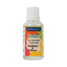Load image into Gallery viewer, Lezzet Premium Concentrated Oil Soluble Flavour Essence (Cookies &amp; Cream) for Chocolate, Cake, Candy, Cookies, IceCream, Dessert | Sugar-Free | 30ml
