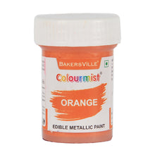 Load image into Gallery viewer, Colourmist Edible Metallic Paint (Orange), For Cake / Icing / Fondant / Craft, 20g
