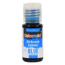 Load image into Gallery viewer, Colourmist Edible Concentrated Vibrant Airbrush Colour (BLUE), 20g | Airbrush Colour For Cakes, Choclate, Fondant, Icing and more | BLUE, 20g
