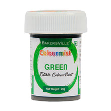 Load image into Gallery viewer, Colourmist Edible Colour Paint ( Green ), 20g | Food Paint Colour For Cake / Icing / Fondant / Craft | 20g

