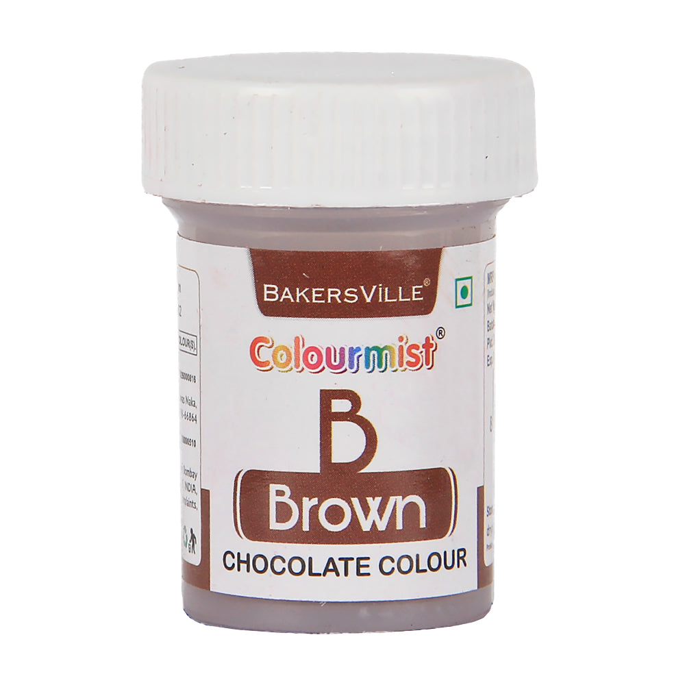 Colourmist Edible Chocolate Powder Colour, (Brown), 3g