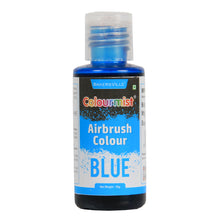 Load image into Gallery viewer, Colourmist Edible Concentrated Vibrant Airbrush Colour (BLUE), 50g  | Airbrush Colour For Cakes, Choclate, Fondant, Icing and more | BLUE, 50g
