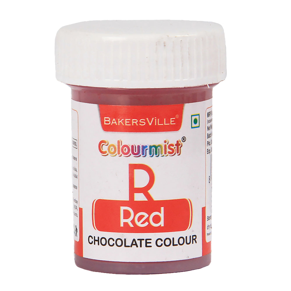 Colourmist Edible Chocolate Powder Colour, (Red), 3g