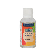 Load image into Gallery viewer, Lezzet Premium Concentrated Oil Soluble Flavour Essence (Rose) for Chocolate, Cake Making, Candy, Cookies, Ice Creams, Desserts | Sugar-Free | 30ml
