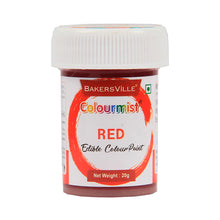 Load image into Gallery viewer, Colourmist Edible Colour Paint ( Red ), 20g | Food Paint Colour For Cake / Icing / Fondant / Craft | 20g
