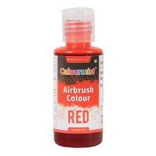 Load image into Gallery viewer, Colourmist Edible Concentrated Vibrant Airbrush Colour (RED), 50g  | Airbrush Colour For Cakes, Choclate, Fondant, Icing and more | RED, 50g
